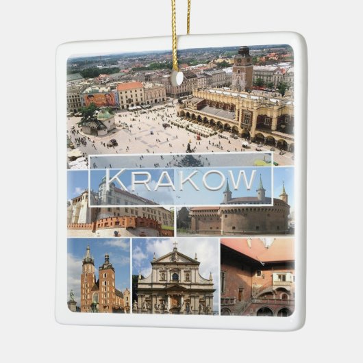 zPL004 KRAKOW, Polen, Europa, Keramisch Ornament (Links)