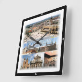 zPL004 KRAKOW, Polen, Europa, Vierkante Klok (Hoek)