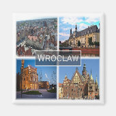 zPL005 WROCLAW, Polen, Europa, Fridge Magneet (Voorkant)