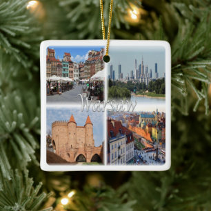 zPL006 WARSZAWA, Polen, Europa, Keramisch Ornament