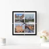 zPL006 WARSZAWA, Polen, Europa, Vierkante Klok (Huis)