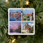 zPL009 KRAKOW, Polen, Europa, Keramisch Ornament<br><div class="desc">Hier vind je het souvenir van je vakantie. Deze categorie bevat keramische sierbeelden van vele plaatsen in Europa. (zPL009 KRAKOW, Polen, Europa, keramische siervoorwerpen). Verbazingwekkende vrienden en familieleden met de unieke souvenirs van uw geweldige reis. Probeer ons. #LeoPepeDesign - vistula rivier, klooster van norbertijnse zussen, oud stadsmandkasteel, Europese republiek polen,...</div>