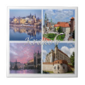 zPL009 KRAKOW, Polen, Europa, Tegeltje (Voorkant)
