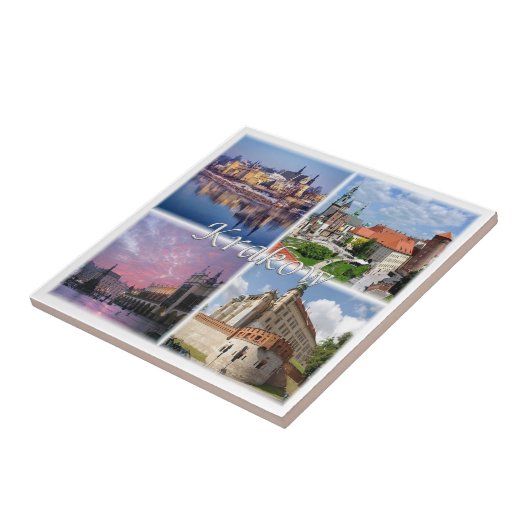 zPL009 KRAKOW, Polen, Europa, Tegeltje (Zijkant)