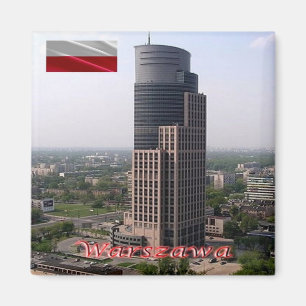 zPL012 WARSAW Trade Tower, Polen, Europa, Fridge Magneet