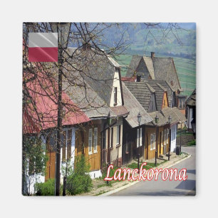 zPL016 LANCKORONA panorama, Polen, Europa, Fridge Magneet