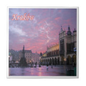 zPL018 KRAKÓW Oude Stad, Polen, Europa, Tegeltje (Voorkant)