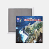 zPN004 PITCAIRN ISLANDS, Oceanië, Fridge Magneet (Voorkant / Achterkant)