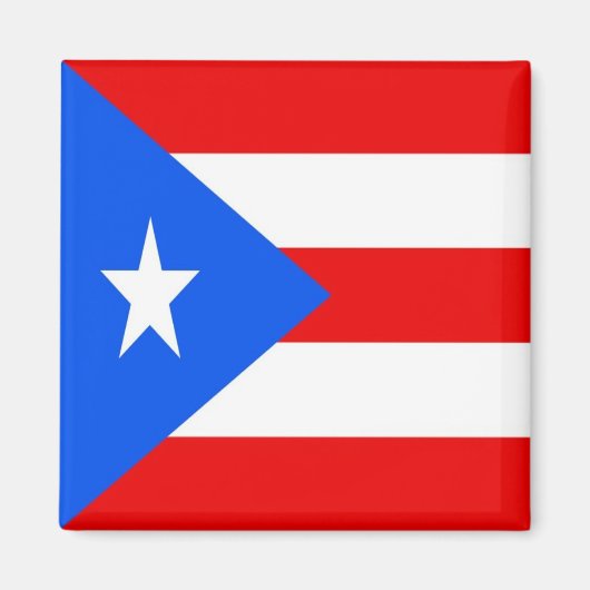 ZPR001 PUERTO RICO, Flag, Amerika, Fridge Magneet (Voorkant)