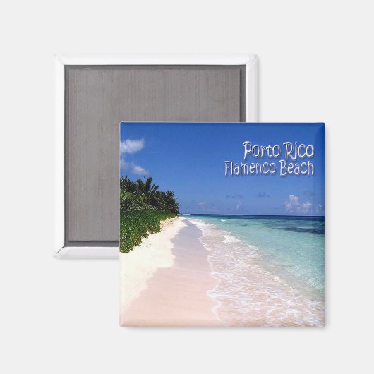 zPR004 PUERTO RICO, Culebra Island, Fridge Magneet (Voorkant / Achterkant)