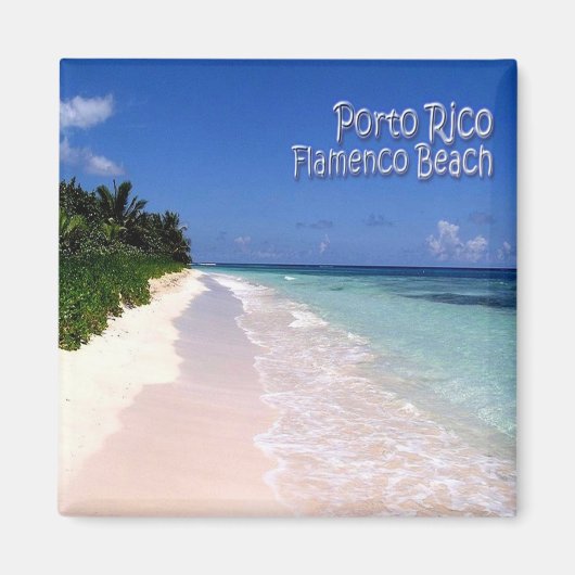 zPR004 PUERTO RICO, Culebra Island, Fridge Magneet (Voorkant)