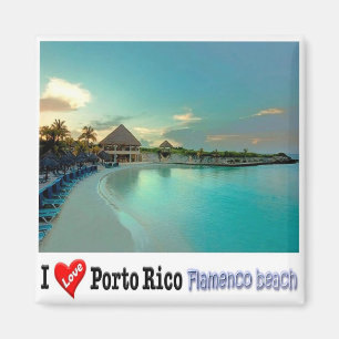 zPR005 PUERTO RICO, Flamenco Beach, Fridge Magneet