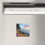 zPR013 RINCON, Puerto Rico, Amerika, Fridge Magneet (Insitu (Vaatwasser))