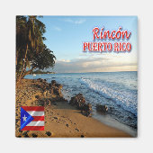 zPR013 RINCON, Puerto Rico, Amerika, Fridge Magneet (Voorkant)