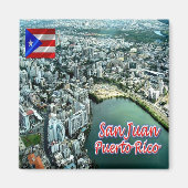 zPR015 PUERTO RICO, San Juan, Amerika, Fridge Magneet (Voorkant)
