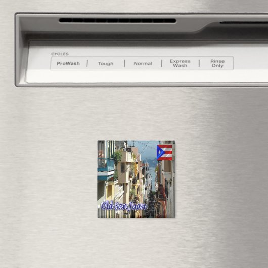 zPR018 PERTO RICO, Old San Juan, America, Fridge Magneet (Insitu (Vaatwasser))