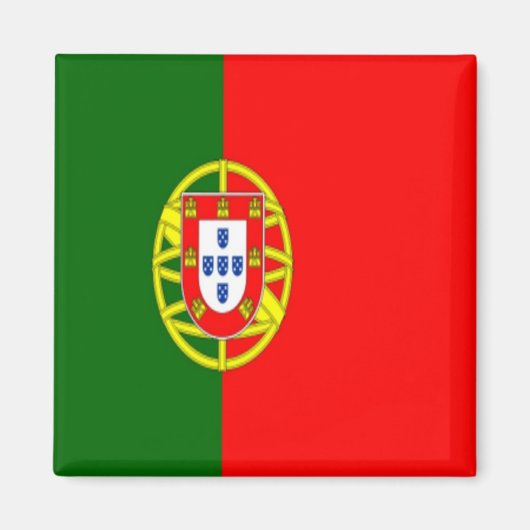 zPT001 PORTUGESE VLAGPORTUGAL, Fridge Magneet (Voorkant)