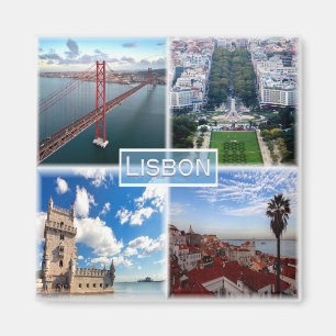 zPT004 LISBON, 25 de Abril Bridge, Fridge Magneet