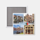 zPT005 RIBEIRA, Douro, Portugal, Fridge Magneet (Voorkant / Achterkant)