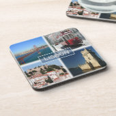 zPT007 LISBON, Portugal, Europa, Bier Onderzetter (Linkerzijde)