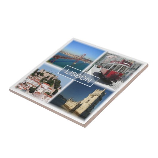 zPT007 LISBON, Portugal, Europa, Tegeltje (Zijkant)