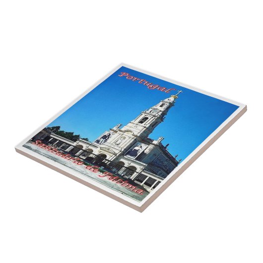 zPT011 SANCTUARY OF FATIMA, Portugal, Tegeltje (Zijkant)