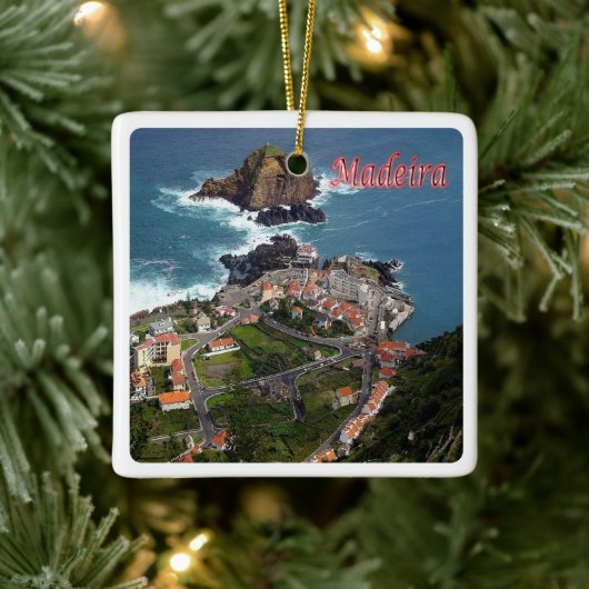 zPT013 MADEIRA Port Moniz, Portugal Europe, Keramisch Ornament (Boom)