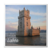 zPT015 Lisbon Tower, Portugal, Europa, Tegeltje (Voorkant)