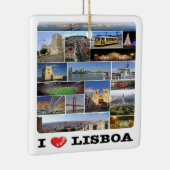 zPT018 LISBON "I Love", Portugal, Europa, Keramisch Ornament (Rechts)