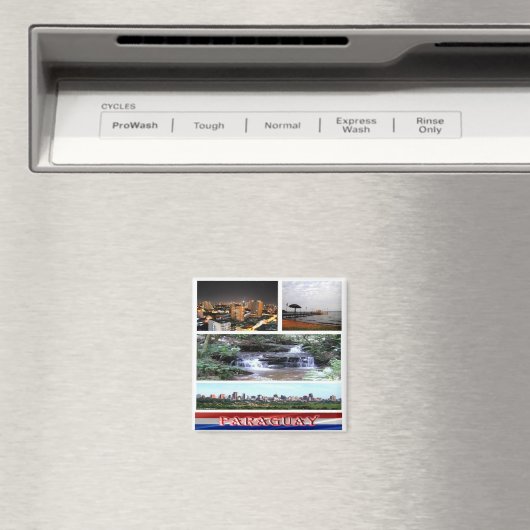 zPY003 PARAGUAY, Mozaïek, Amerika, Fridge Magneet (Insitu (Vaatwasser))