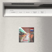 zPY005 PARAGUAY, Market, America, Fridge Magneet (Insitu (Vaatwasser))