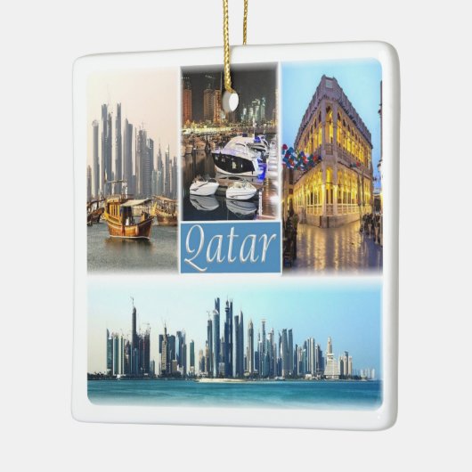 zQA003 mozaïek van QATAR, Azië, Keramisch Ornament (Links)