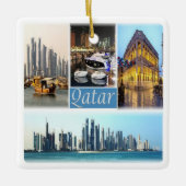 zQA003 mozaïek van QATAR, Azië, Keramisch Ornament (Voorkant)