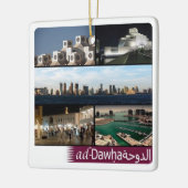 zQA010 mozaïek van DOHA, Qatar, Azië, Keramisch Ornament (Links)