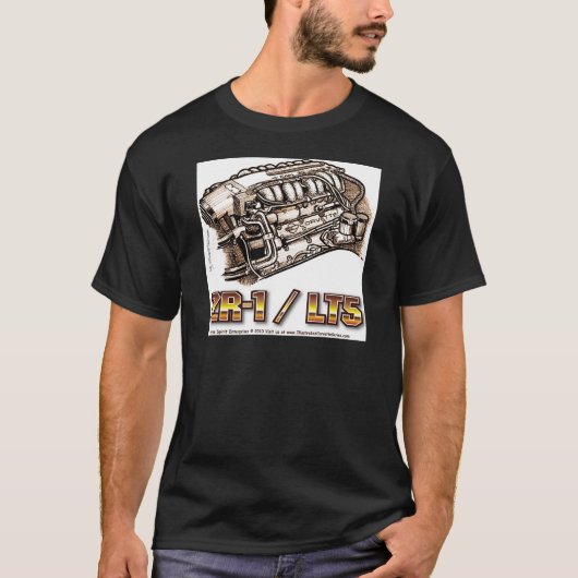 ZR1 LT5 Corvette Engine T-shirt (Voorkant)