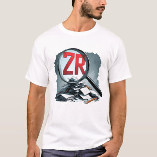 ZR Studiemodus Aan | Schoolboeken & Vergrootglas T-shirt