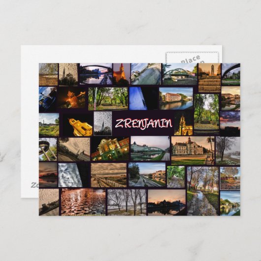 Zrenjanin Briefkaart (Voorkant / Achterkant)