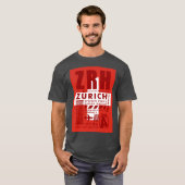 ZRH Luchthaven Zürich T-shirt (Voorkant volledig)
