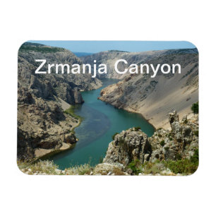 Zrmanja-canyon, Dalmatië, Kroatië Magneet