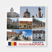 zRO007 CLUJ-NAPOCA, Roemenië, Europa, Fridge Magneet (Voorkant)