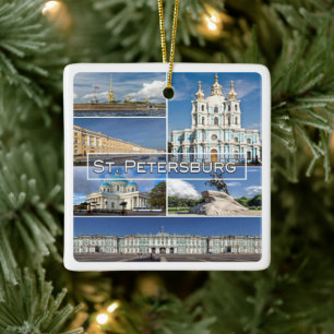 ZRU004 SAINT PETERSBURG, Rusland, Europa, Keramisch Ornament