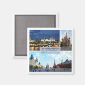 zRU005 MOSCOW, Rusland, Europa, Fridge, Magneet (Voorkant / Achterkant)