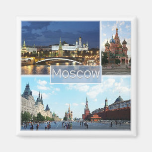 zRU005 MOSCOW, Rusland, Europa, Fridge, Magneet