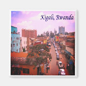 zRW005 KIGALI, Rwanda, Afrika, Fridge Magneet (Voorkant)