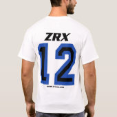 ZRXOA blauw 1200 T-shirt (Achterkant)