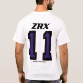 ZRXOA zwart 1100 T-shirt (Achterkant)