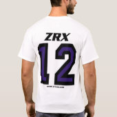 ZRXOA zwart 1200 T-shirt (Achterkant)