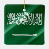 zSA002 zwaait Saoedi-Arabië, Keramisch Ornament (Achterkant)