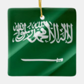 zSA002 zwaait Saoedi-Arabië, Keramisch Ornament (Voorkant)