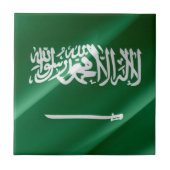 zSA002 zwaait Saoedi-Arabië, Tegeltje (Voorkant)